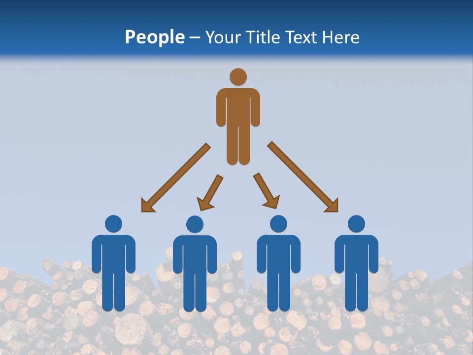 Green Hoop Pine Lumber PowerPoint Template