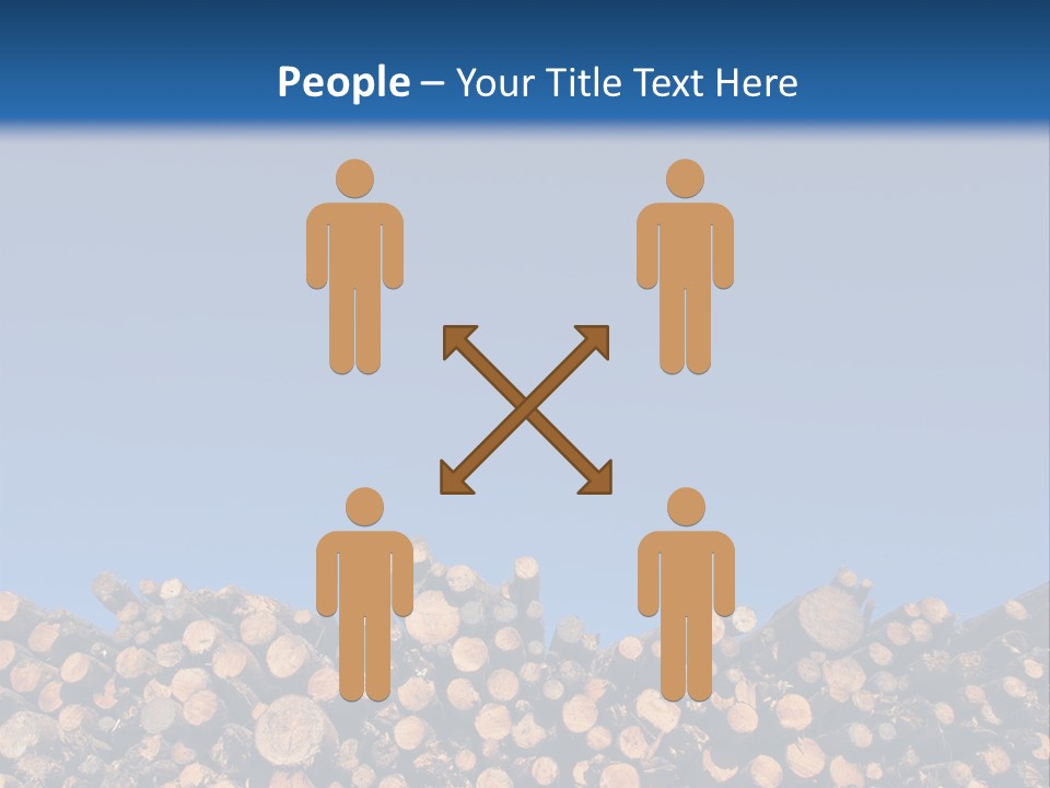 Green Hoop Pine Lumber PowerPoint Template