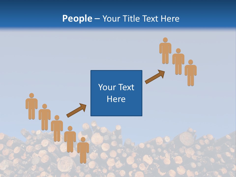 Green Hoop Pine Lumber PowerPoint Template