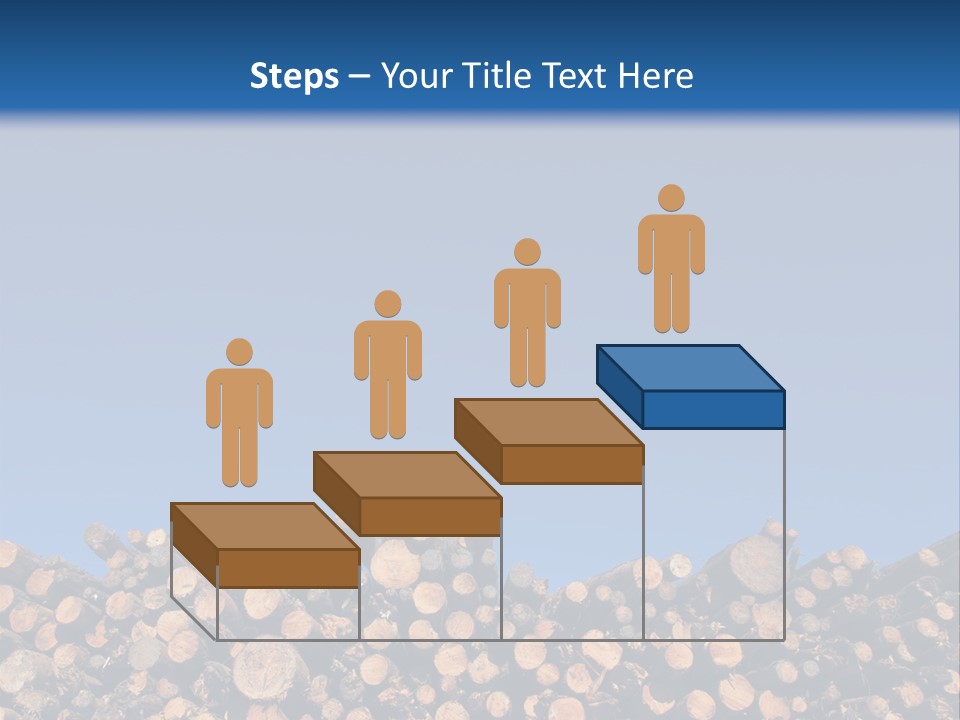 Green Hoop Pine Lumber PowerPoint Template