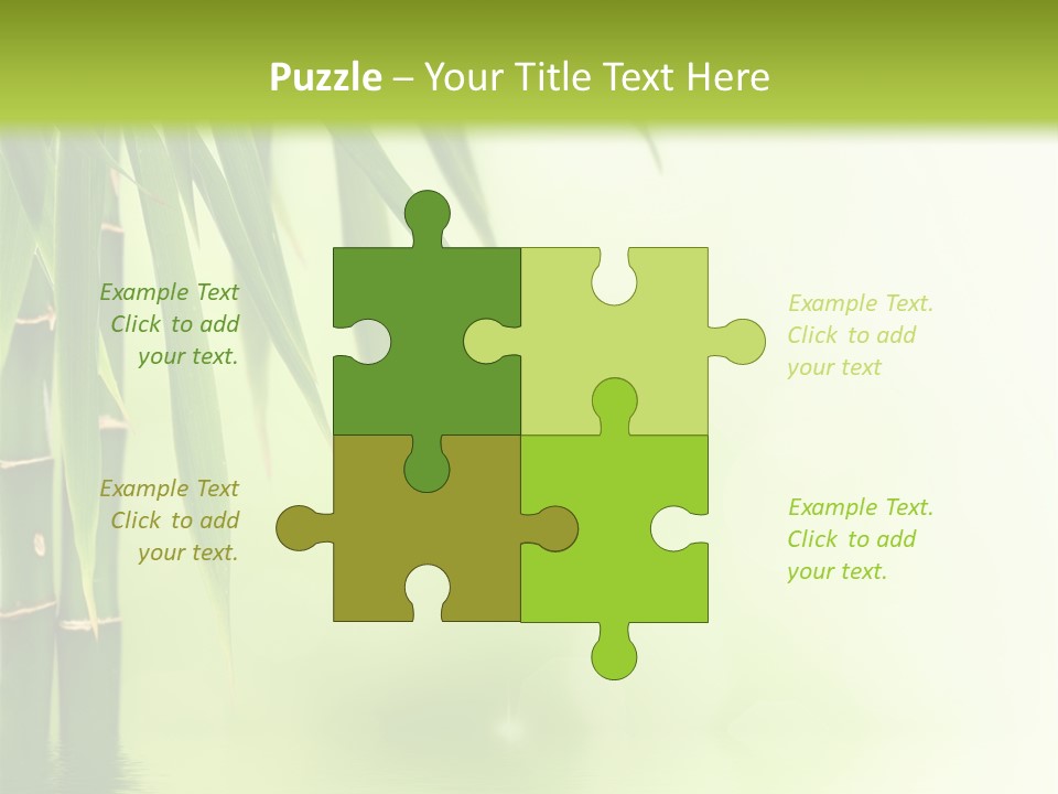 Reflection Background Design PowerPoint Template