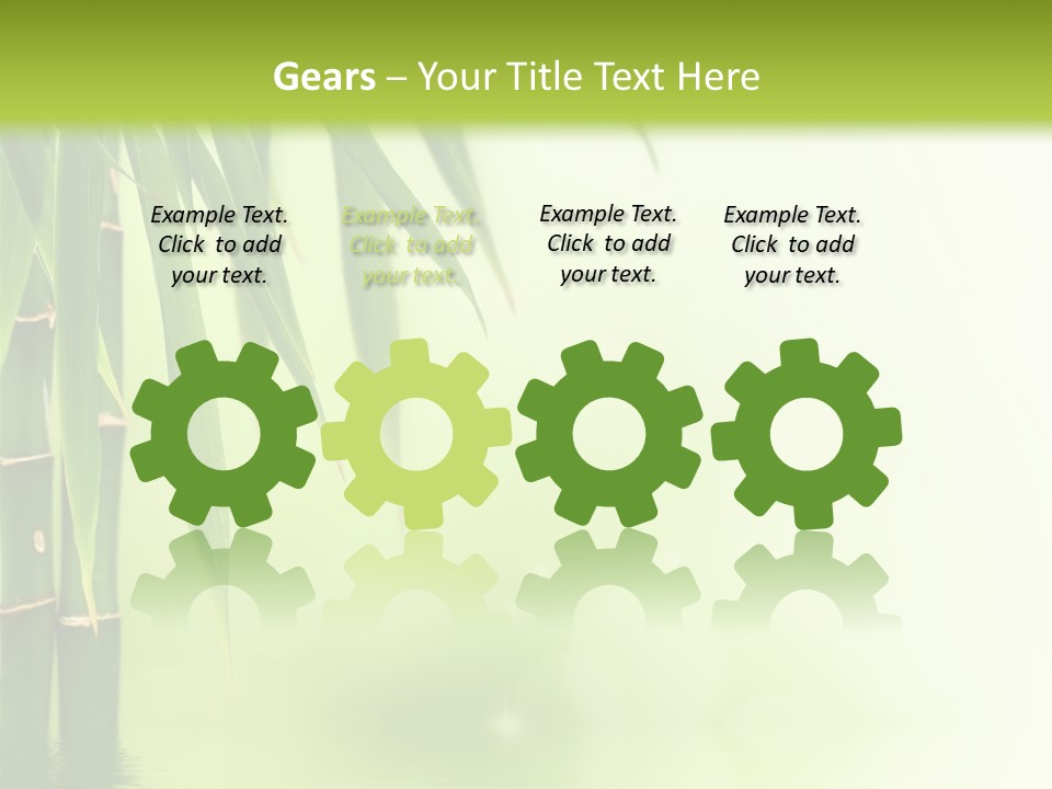 Reflection Background Design PowerPoint Template