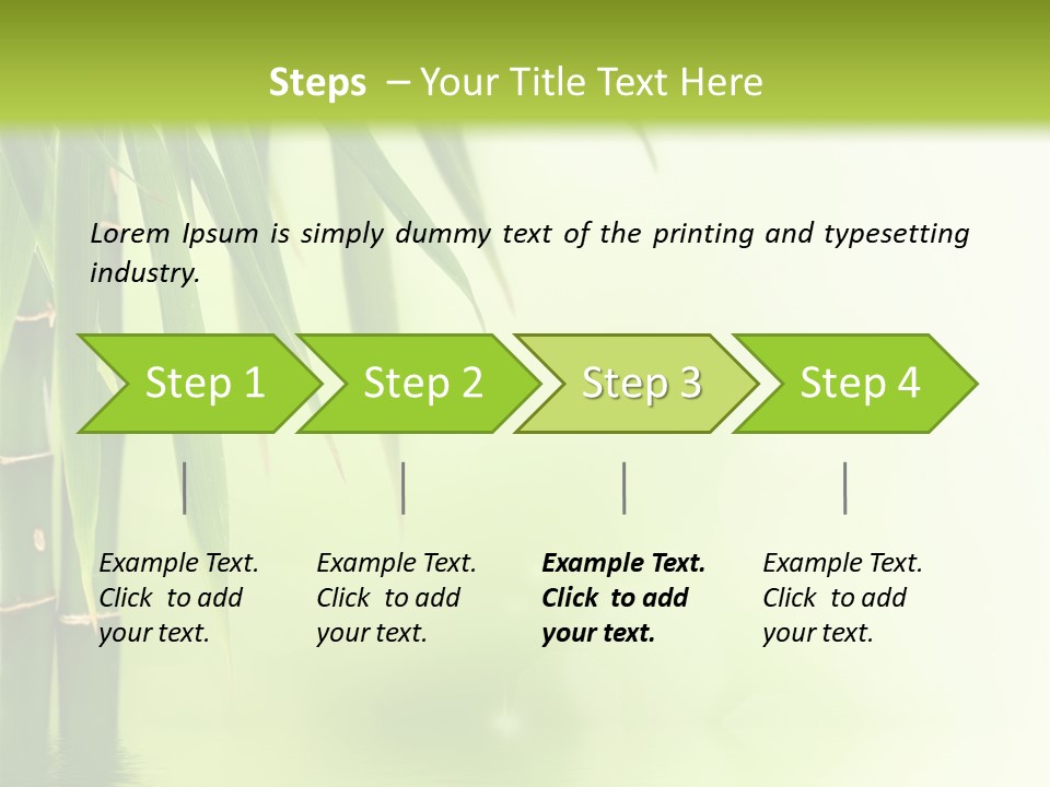 Reflection Background Design PowerPoint Template