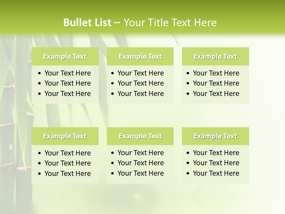 Reflection Background Design PowerPoint Template