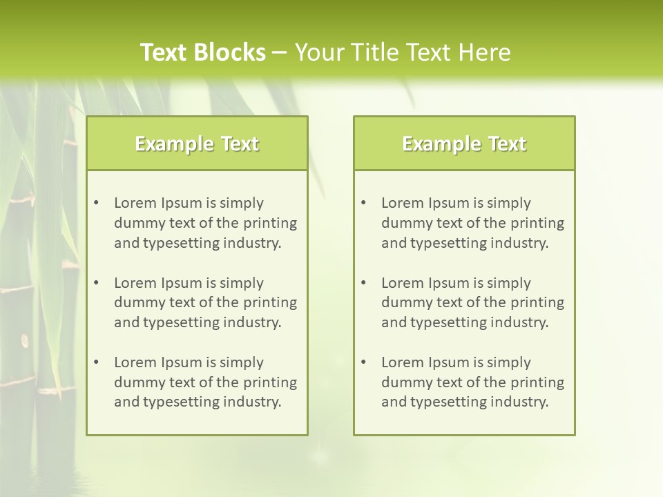 Reflection Background Design PowerPoint Template