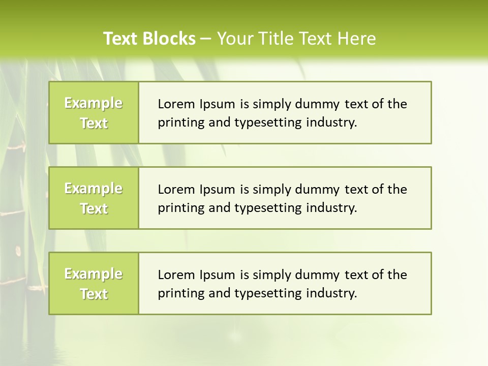 Reflection Background Design PowerPoint Template