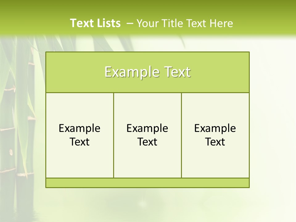 Reflection Background Design PowerPoint Template