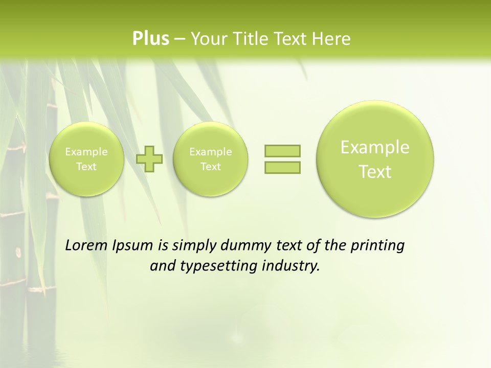 Reflection Background Design PowerPoint Template