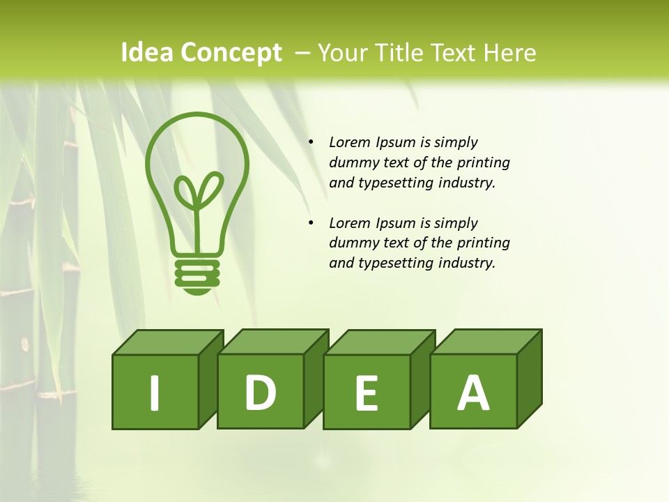 Reflection Background Design PowerPoint Template