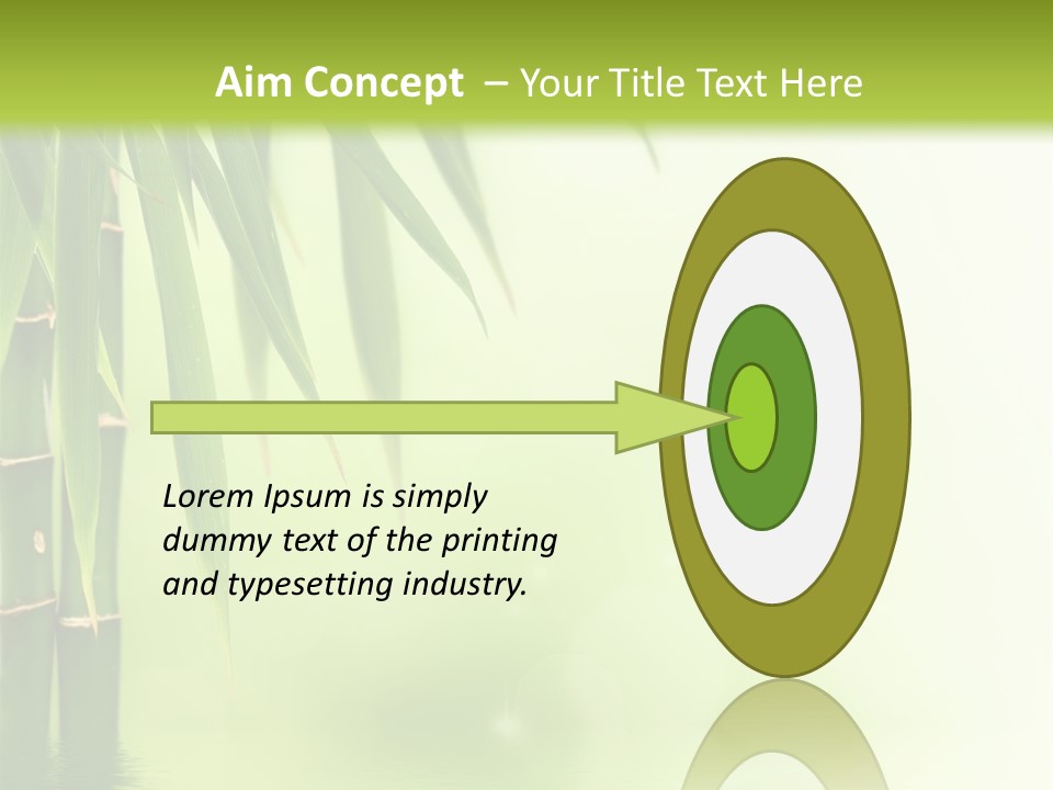 Reflection Background Design PowerPoint Template