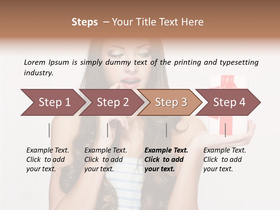 Holiday Expression Concept PowerPoint Template