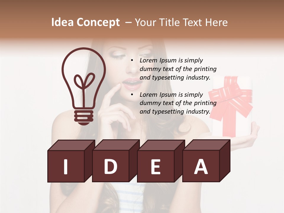 Holiday Expression Concept PowerPoint Template