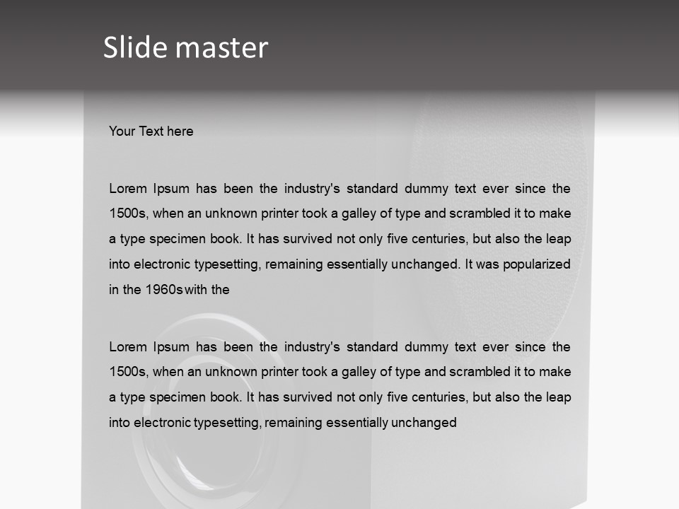 Deep Sound Entertainment PowerPoint Template