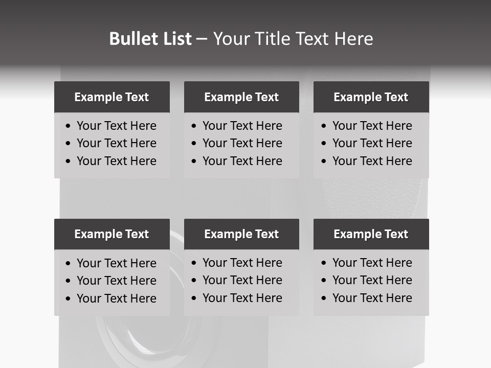Deep Sound Entertainment PowerPoint Template