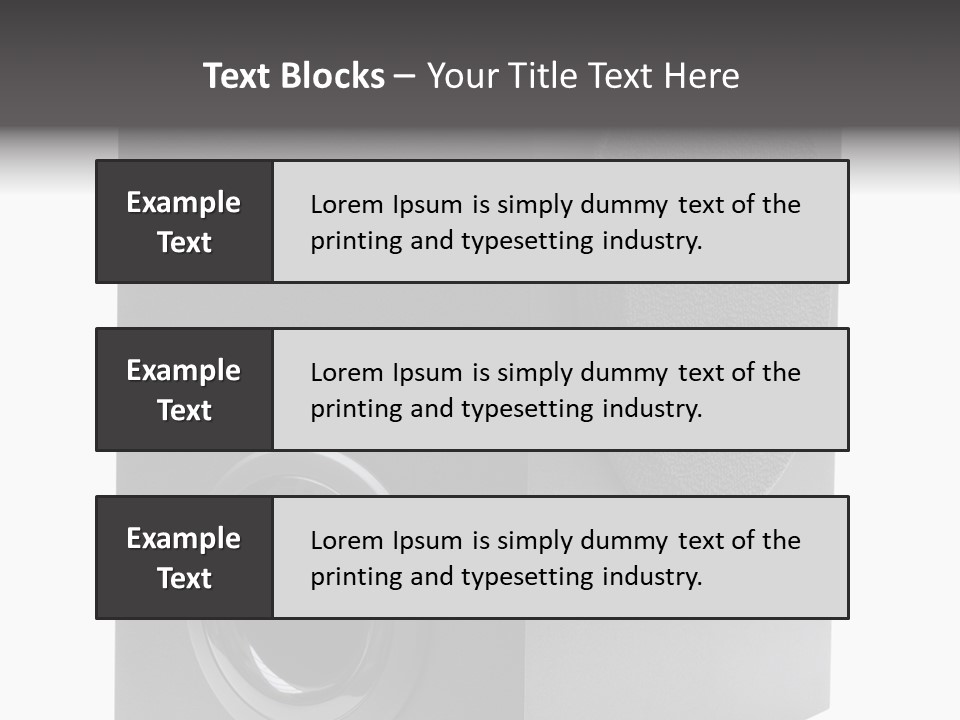 Deep Sound Entertainment PowerPoint Template