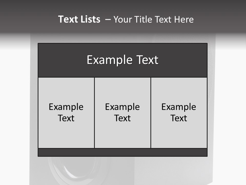 Deep Sound Entertainment PowerPoint Template