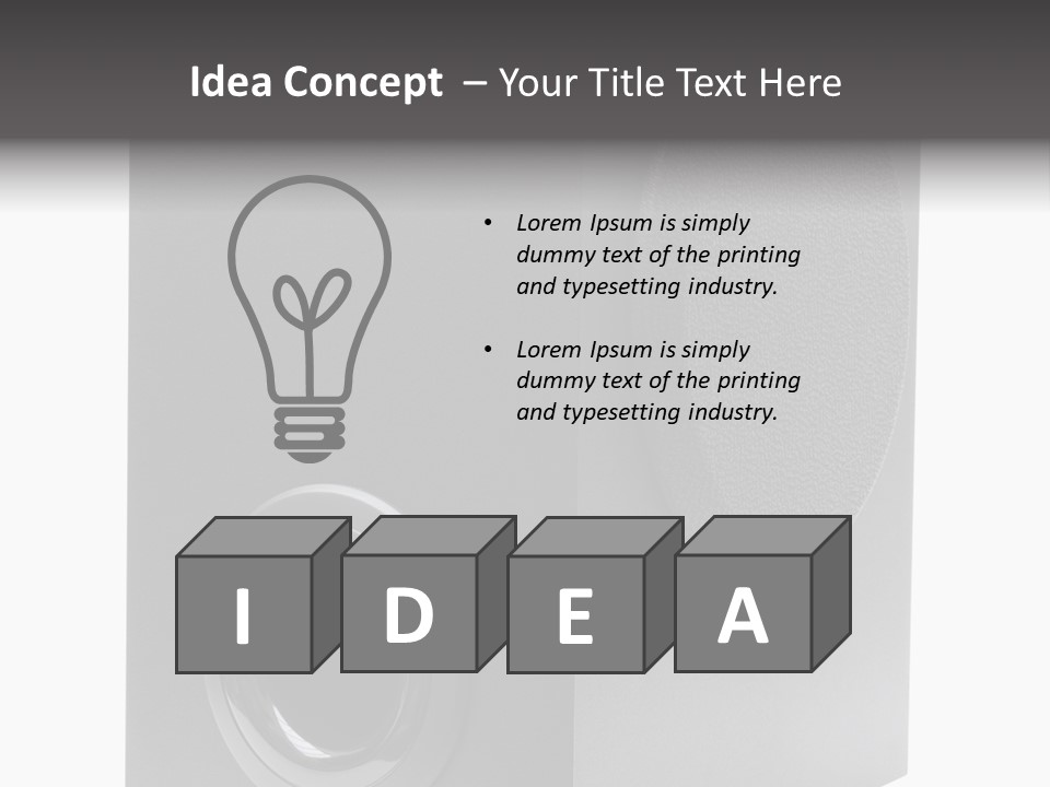 Deep Sound Entertainment PowerPoint Template