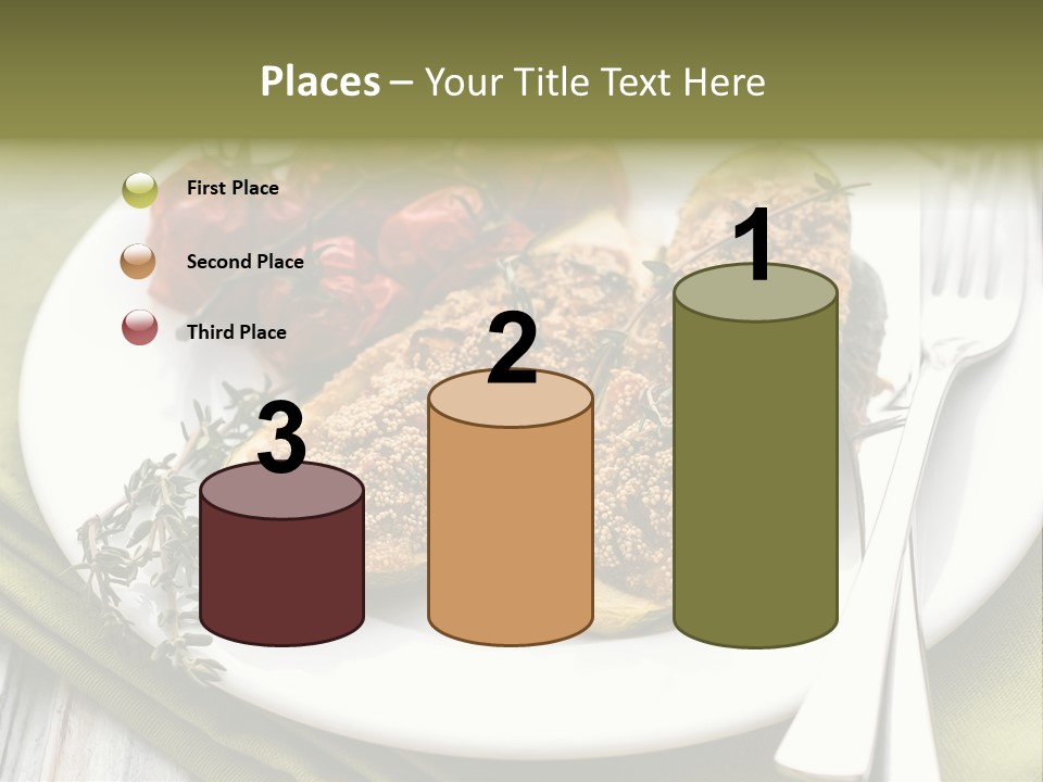 Healthy Stuffed Recipe PowerPoint Template