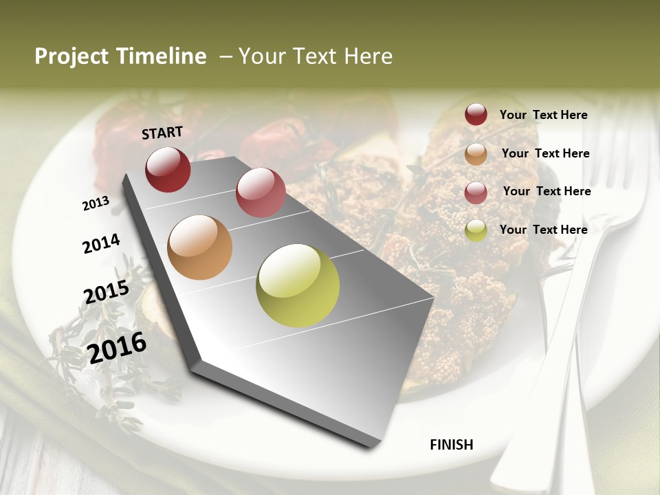 Healthy Stuffed Recipe PowerPoint Template