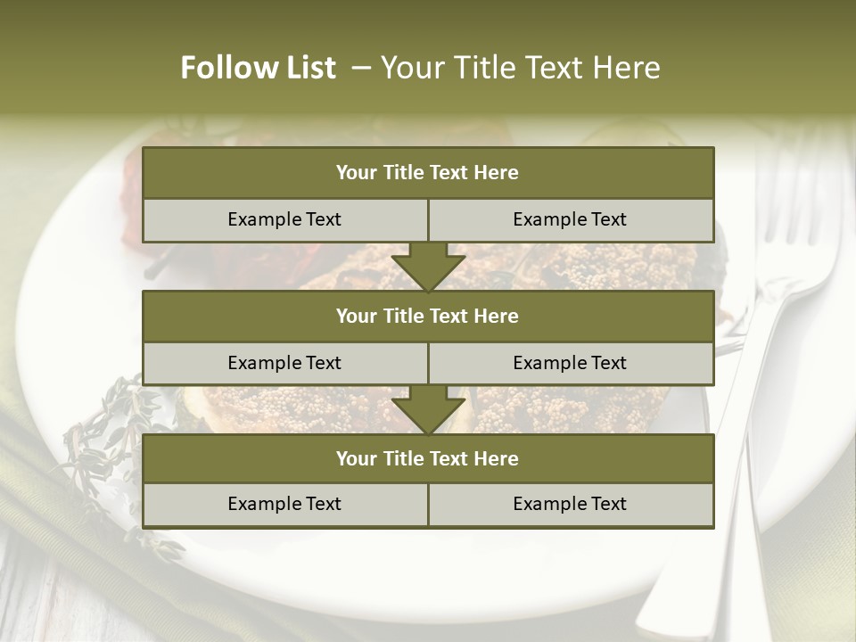 Healthy Stuffed Recipe PowerPoint Template