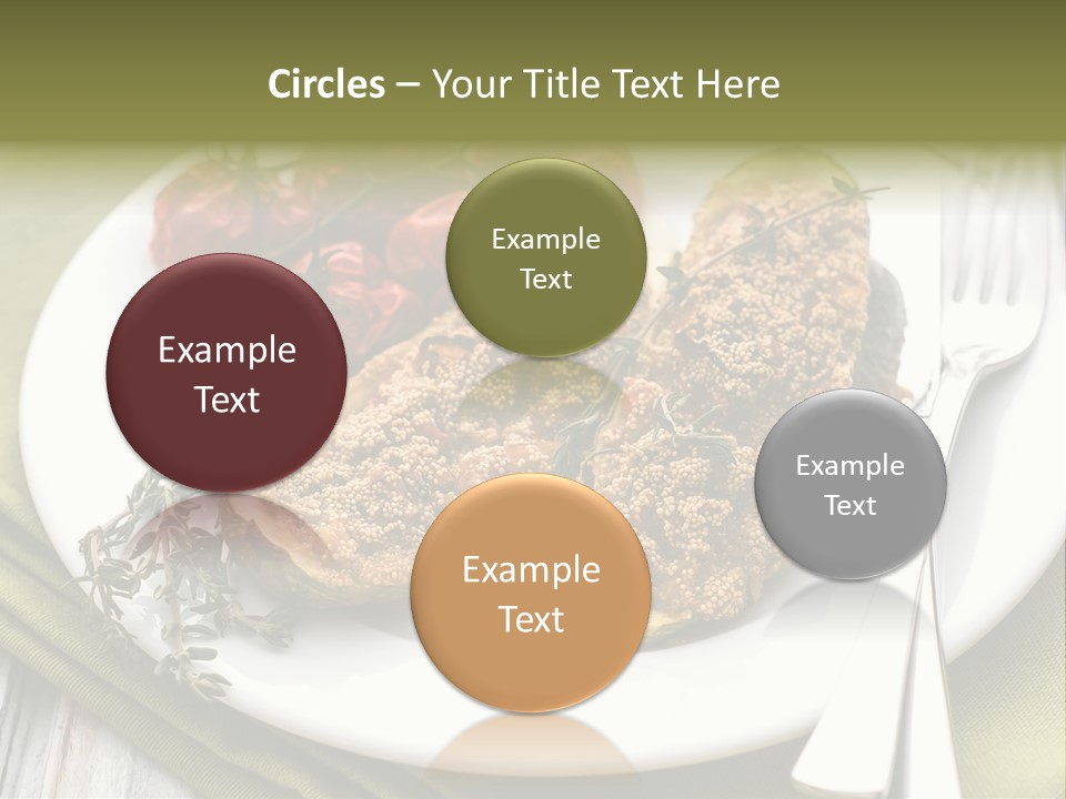 Healthy Stuffed Recipe PowerPoint Template