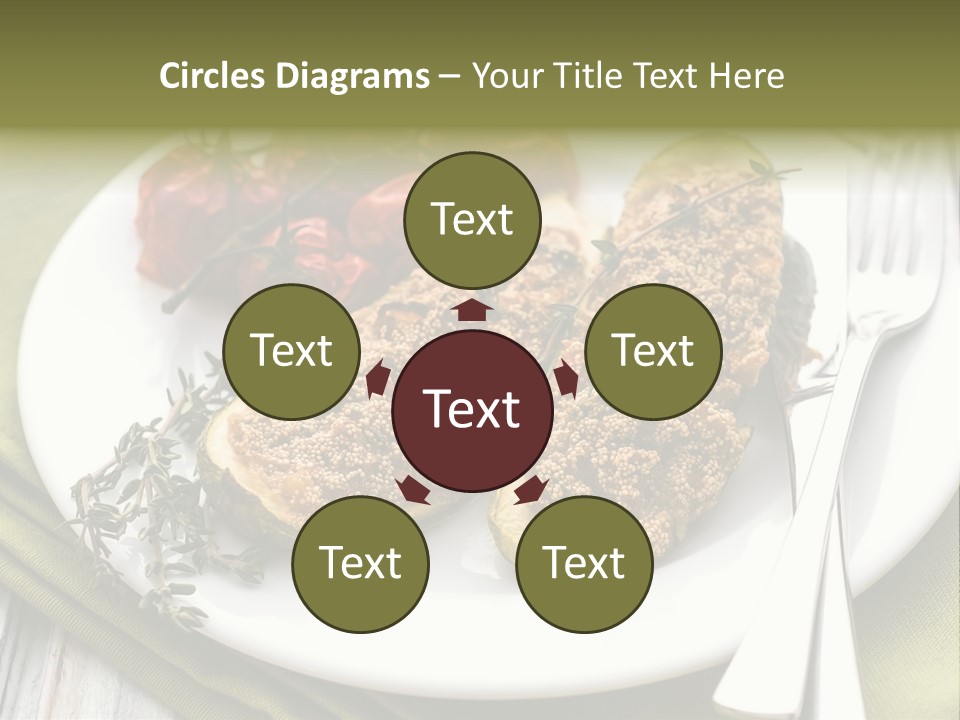 Healthy Stuffed Recipe PowerPoint Template
