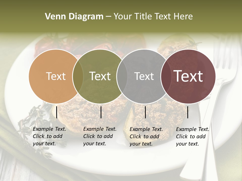 Healthy Stuffed Recipe PowerPoint Template