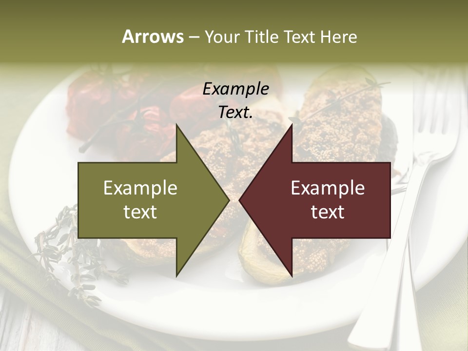 Healthy Stuffed Recipe PowerPoint Template