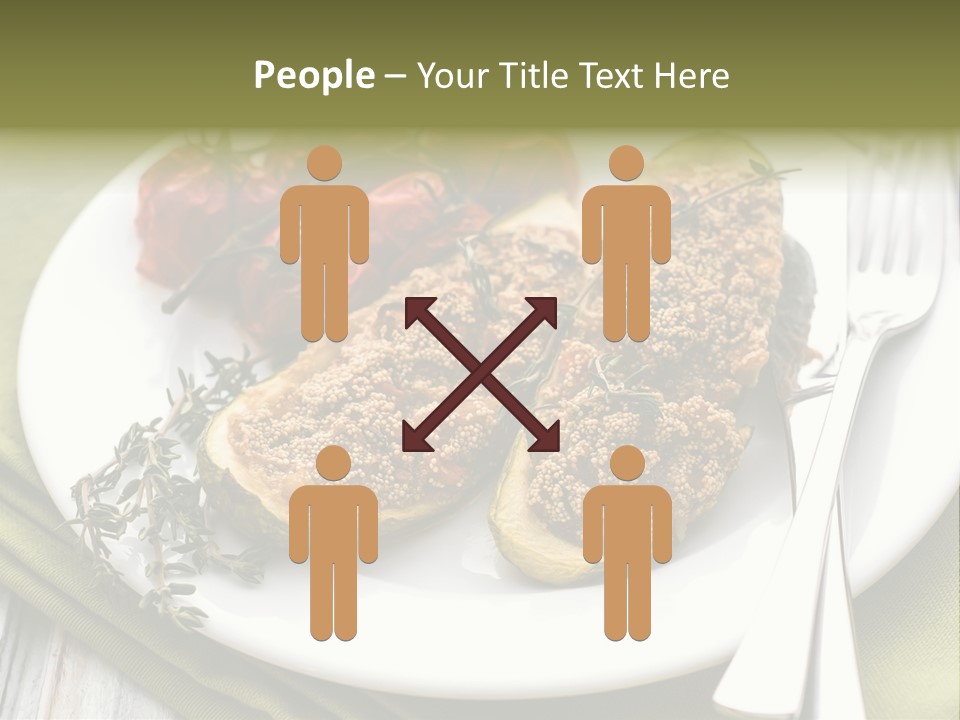 Healthy Stuffed Recipe PowerPoint Template