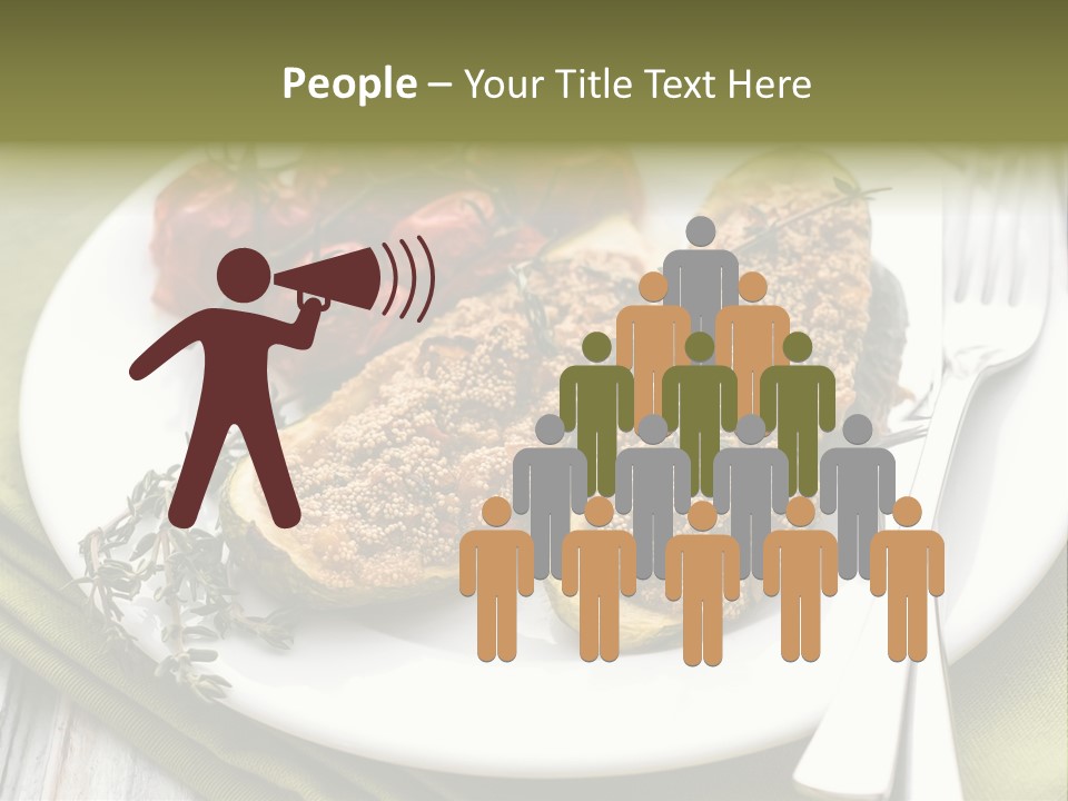 Healthy Stuffed Recipe PowerPoint Template