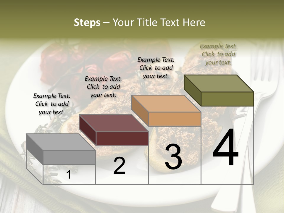 Healthy Stuffed Recipe PowerPoint Template