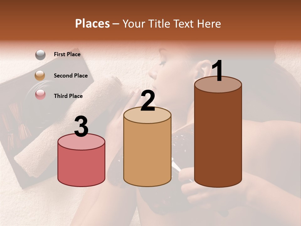 Beauty Therapy Mask Woman Clay PowerPoint Template