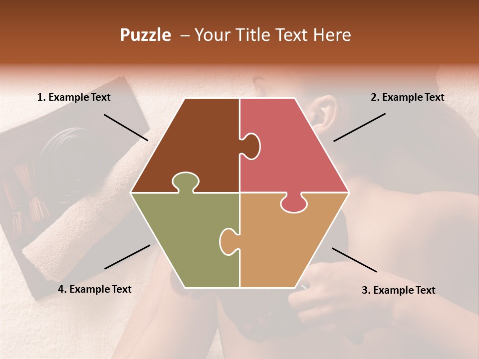 Beauty Therapy Mask Woman Clay PowerPoint Template