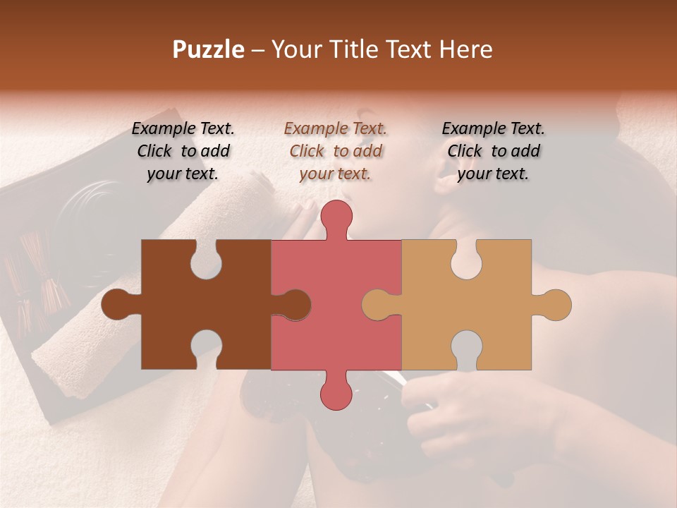 Beauty Therapy Mask Woman Clay PowerPoint Template