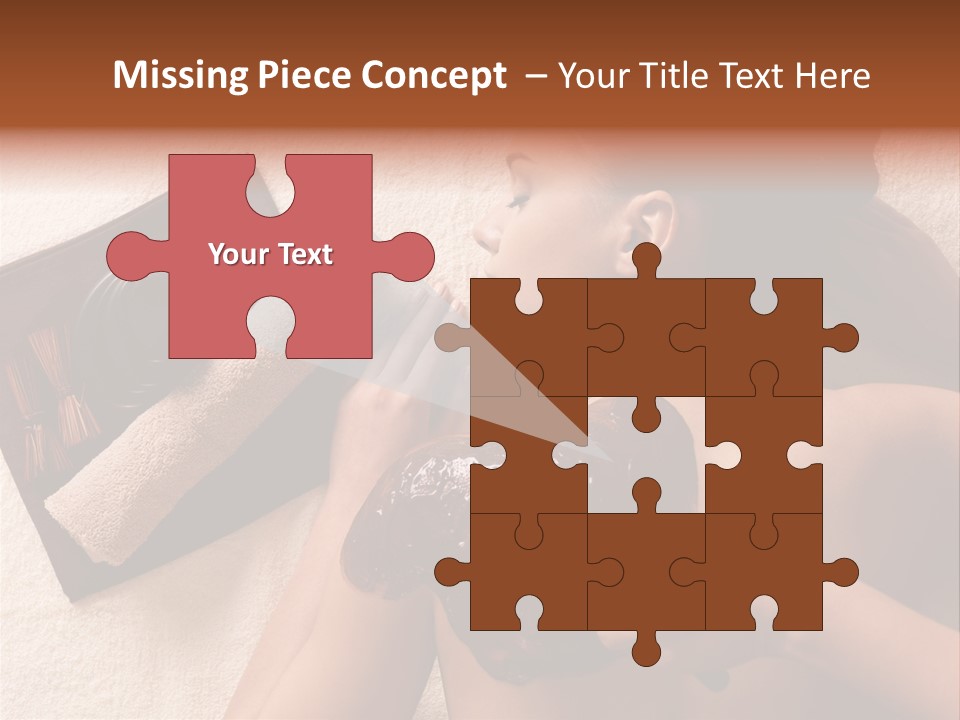 Beauty Therapy Mask Woman Clay PowerPoint Template