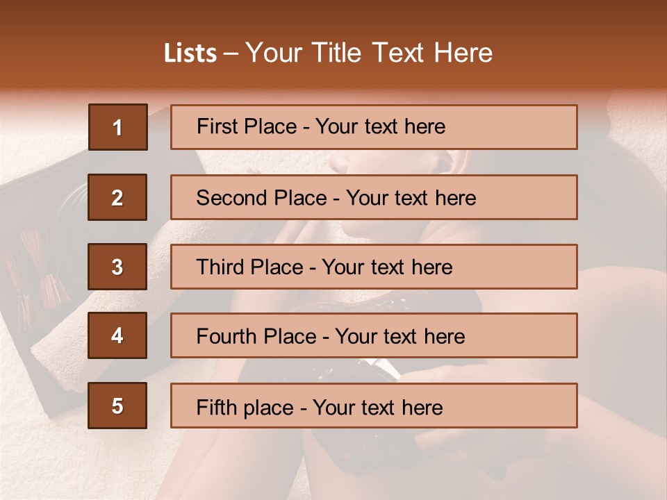 Beauty Therapy Mask Woman Clay PowerPoint Template