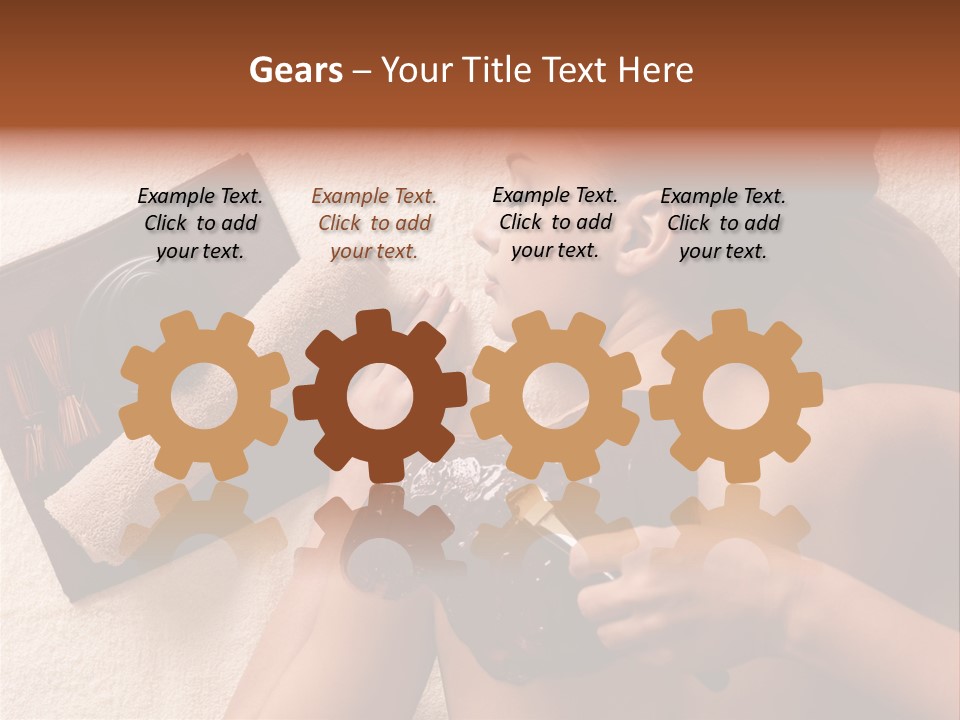 Beauty Therapy Mask Woman Clay PowerPoint Template