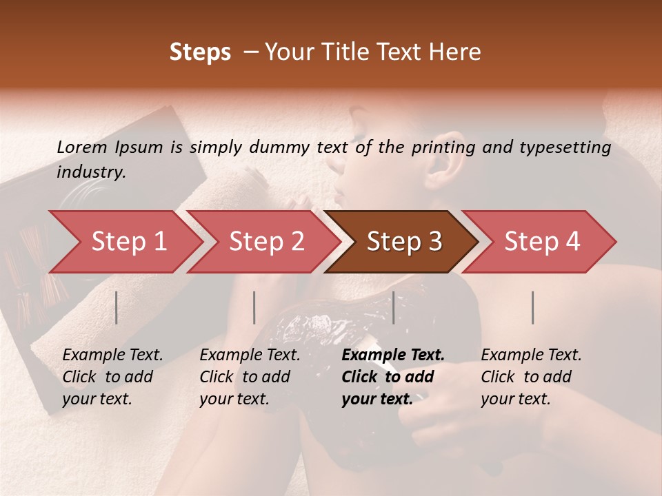 Beauty Therapy Mask Woman Clay PowerPoint Template