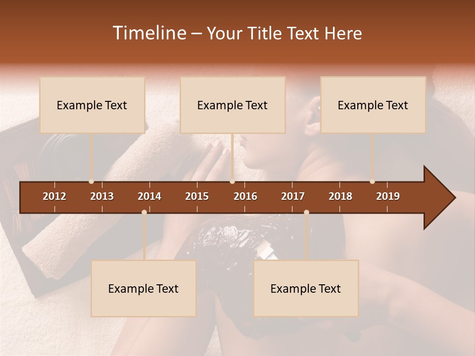 Beauty Therapy Mask Woman Clay PowerPoint Template