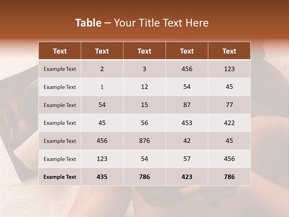 Beauty Therapy Mask Woman Clay PowerPoint Template