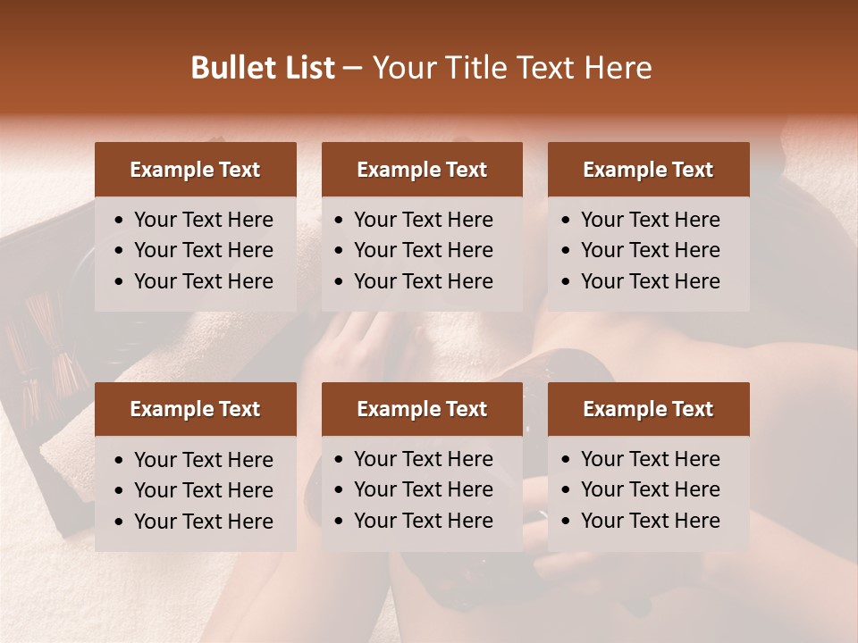 Beauty Therapy Mask Woman Clay PowerPoint Template