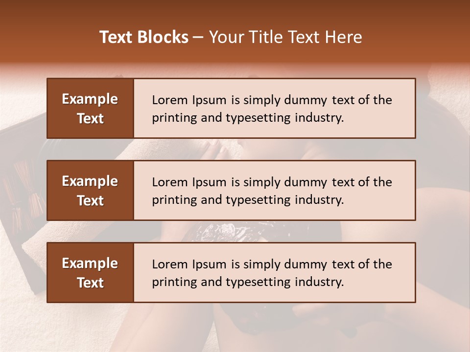 Beauty Therapy Mask Woman Clay PowerPoint Template