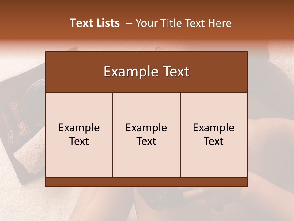 Beauty Therapy Mask Woman Clay PowerPoint Template