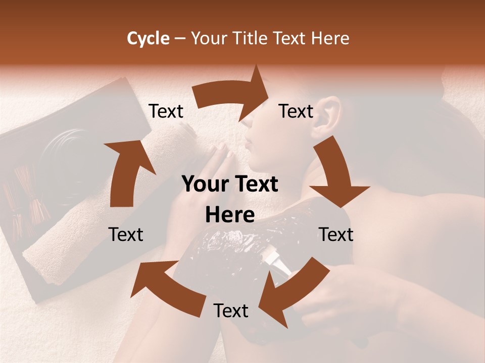 Beauty Therapy Mask Woman Clay PowerPoint Template