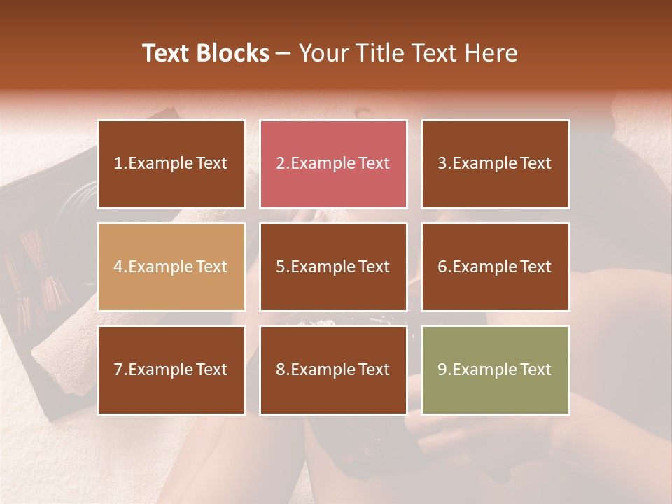 Beauty Therapy Mask Woman Clay PowerPoint Template