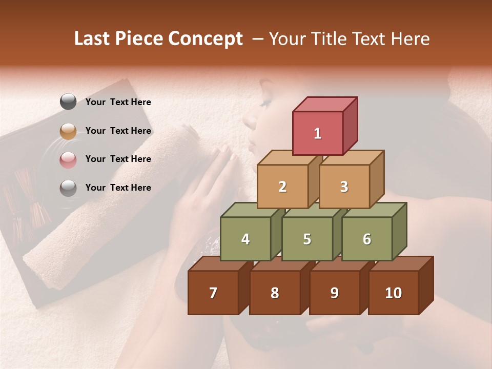 Beauty Therapy Mask Woman Clay PowerPoint Template