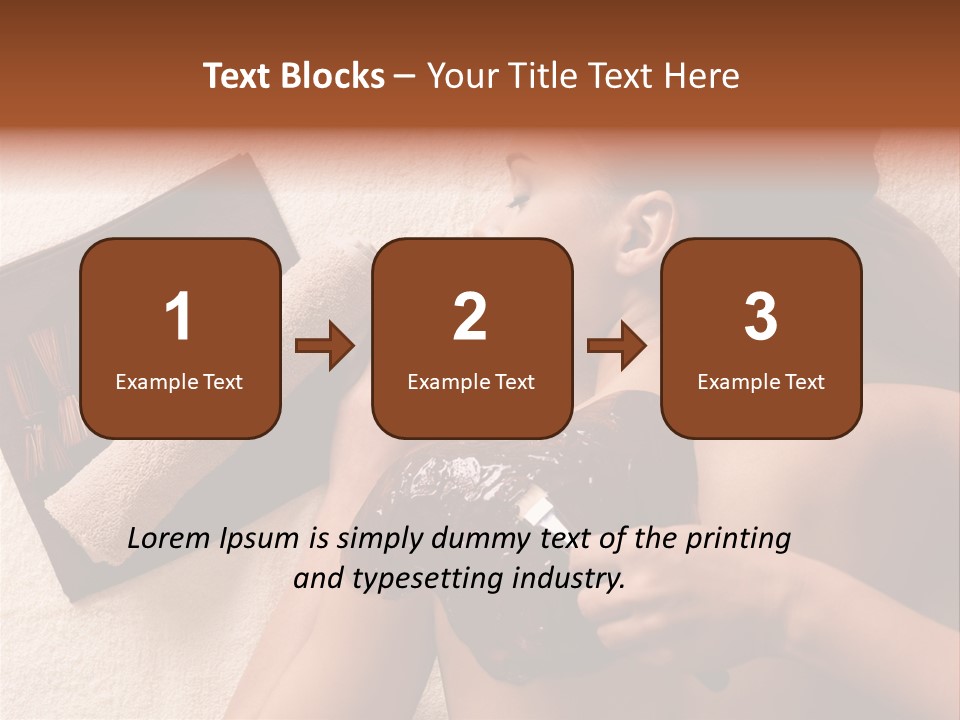 Beauty Therapy Mask Woman Clay PowerPoint Template