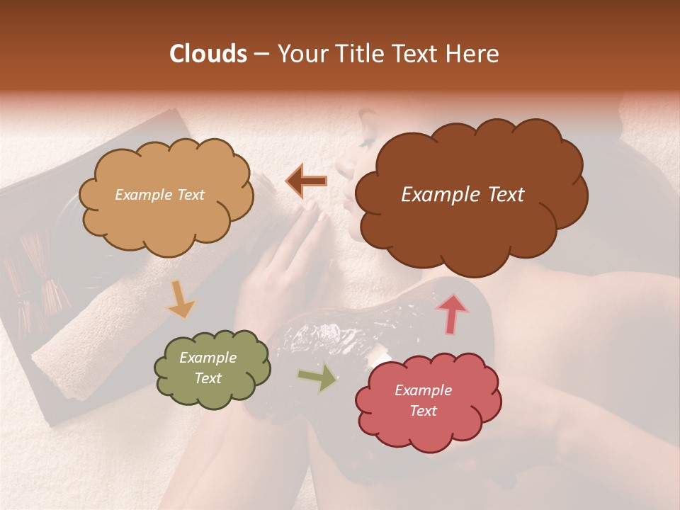 Beauty Therapy Mask Woman Clay PowerPoint Template