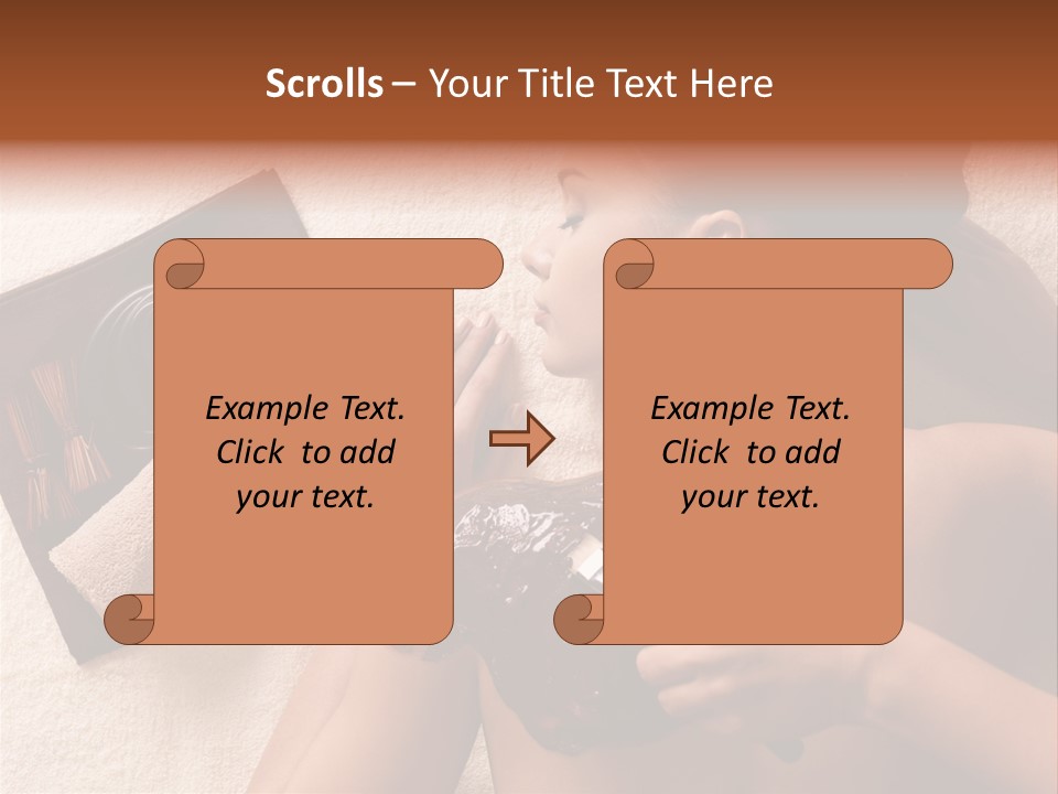 Beauty Therapy Mask Woman Clay PowerPoint Template