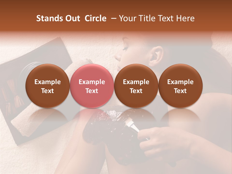 Beauty Therapy Mask Woman Clay PowerPoint Template